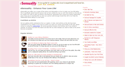 Desktop Screenshot of esensuality.com